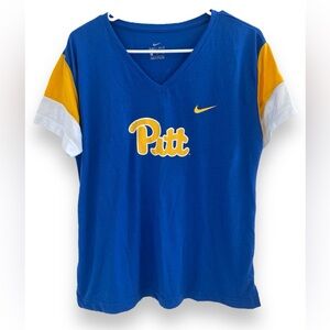 Nike Dri-Fit Collegiate University of Pittsburgh Pitt Tailgate Tee Size Large